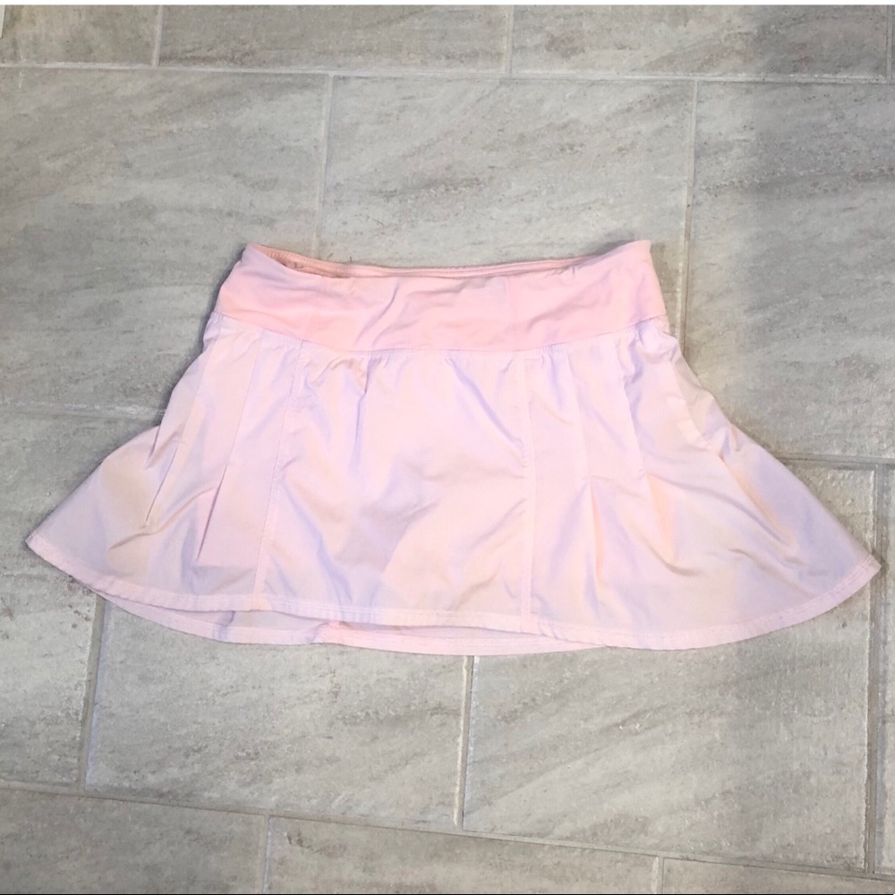 Lululemon Skort with Pink & White stripes, Size 4